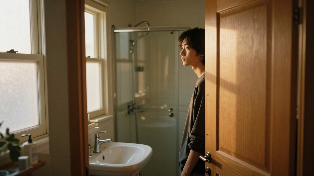 Two Doors Made This Bathroom Feel Awkward — So One Of Them Had To Go