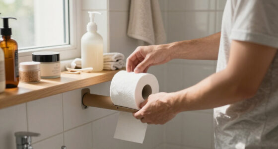 Ditch Bulky Bathroom Organizers: Reuse A Toilet Paper Roll For Smarter Storage
