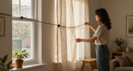 Say Goodbye To Traditional Curtain Rods: There's An Easy DIY With A Great Result