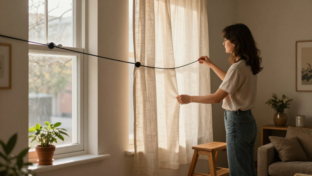 Say Goodbye To Traditional Curtain Rods: There's An Easy DIY With A Great Result