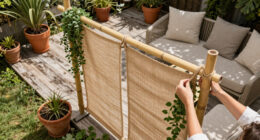 Skip Traditional Fences: Add Privacy To Your Yard With This Boho-Inspired Idea