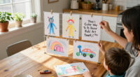 There's A Cuter Way To Display Kids' Artwork Than The Fridge