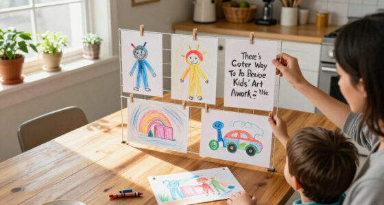There's A Cuter Way To Display Kids' Artwork Than The Fridge